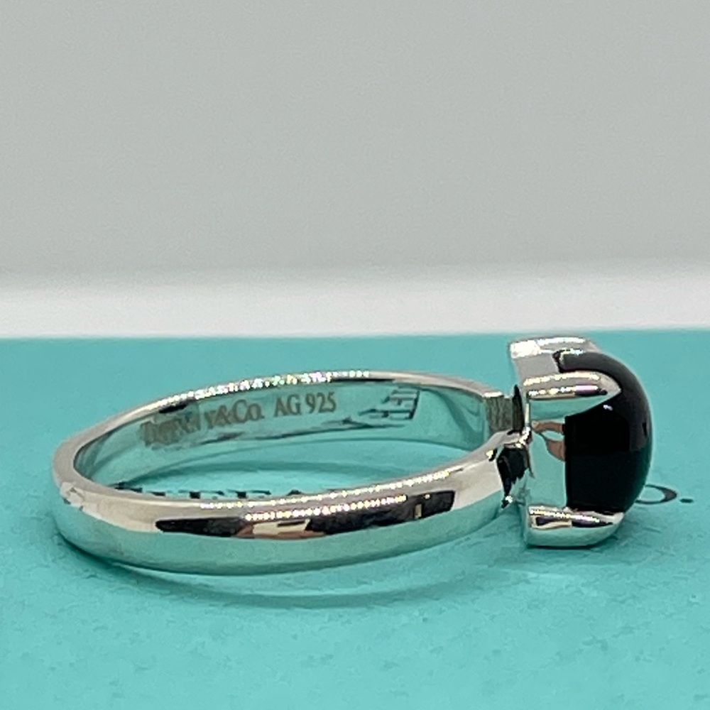 Tiffany & Co. Sugar Stack Ring, Black Onyx - Picture 6 of 8
